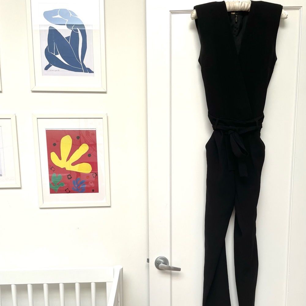 Maje black jumpsuit - Picture 3 of 3